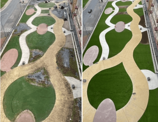 Aménagement d'un espace public